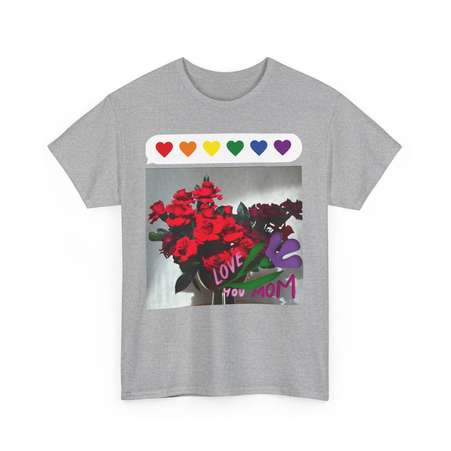 Heartfelt Love Unisex Heavy Cotton Tee for Mom