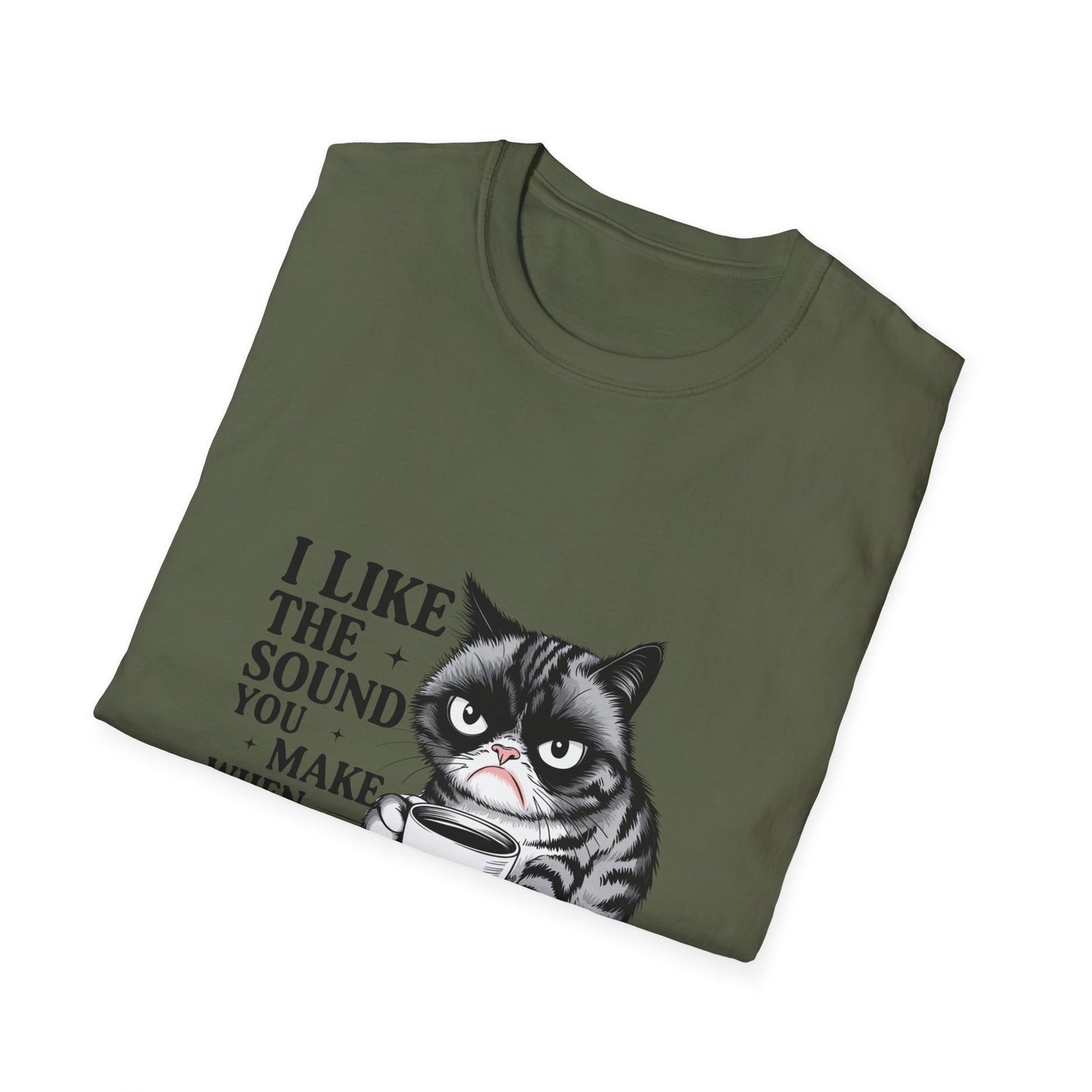 Funny Cat Shirt, I Like The Sound You Make When You Shut Up, Cat Lover Gift, Quirky Tees, Pet Parent Humor, Unisex Tee