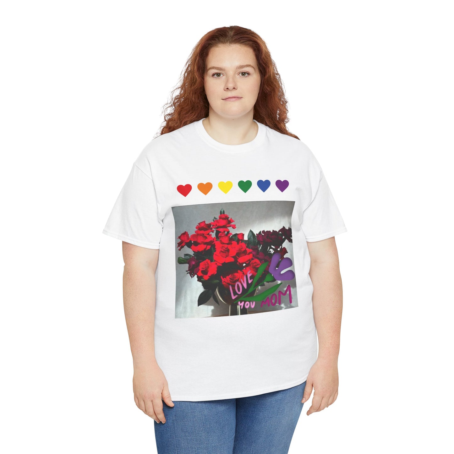 Heartfelt Love Unisex Heavy Cotton Tee for Mom