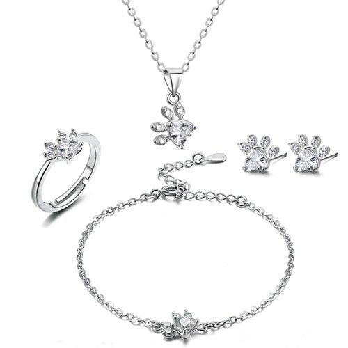 Adorable Cat, Bear & Dog Paw Rings: Women’s Jewelry Collection