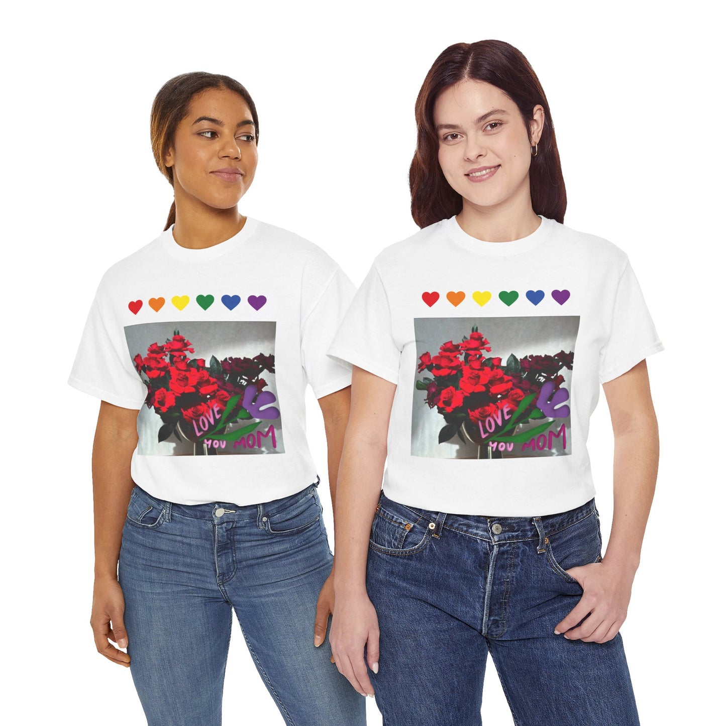 Heartfelt Love Unisex Heavy Cotton Tee for Mom