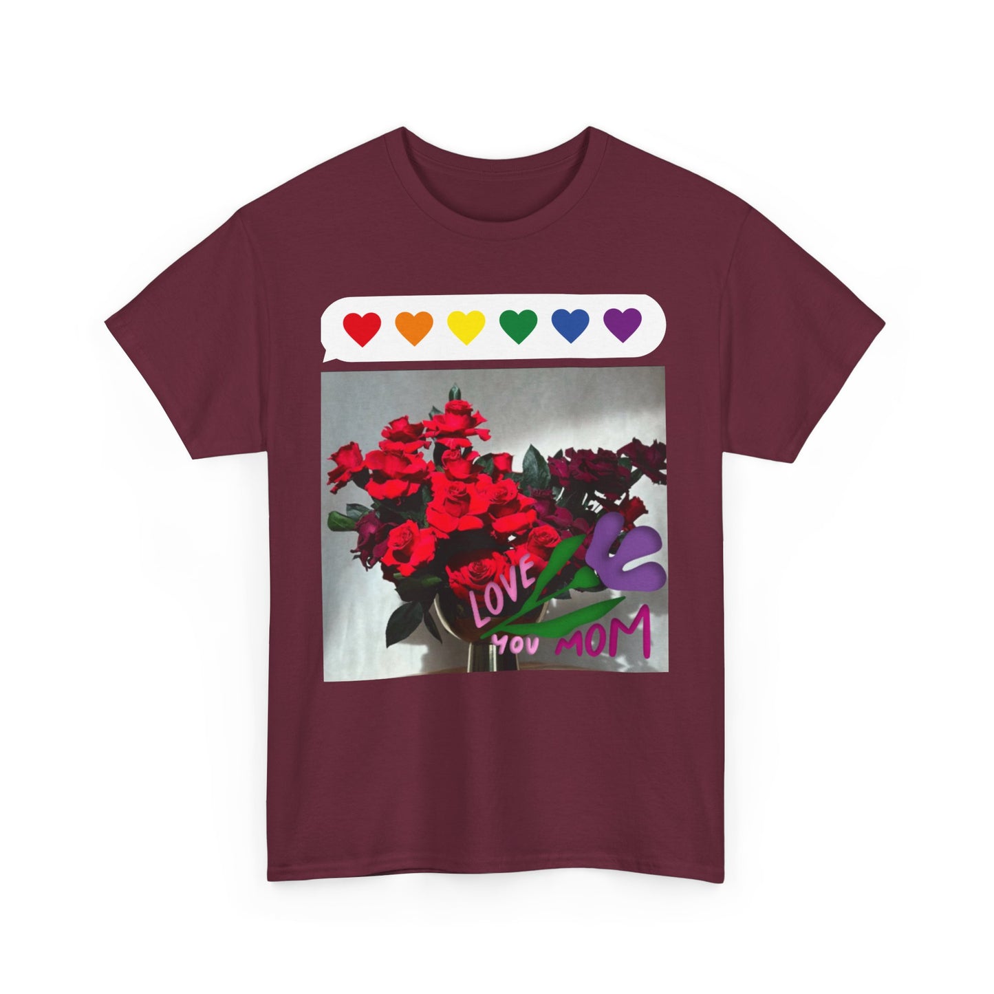Heartfelt Love Unisex Heavy Cotton Tee for Mom