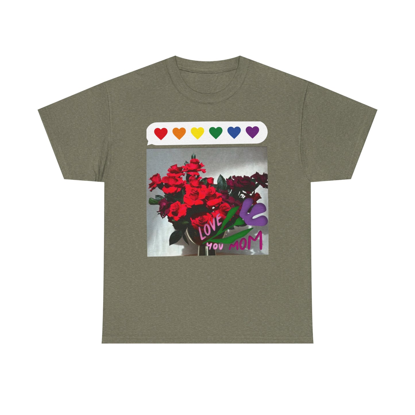 Heartfelt Love Unisex Heavy Cotton Tee for Mom