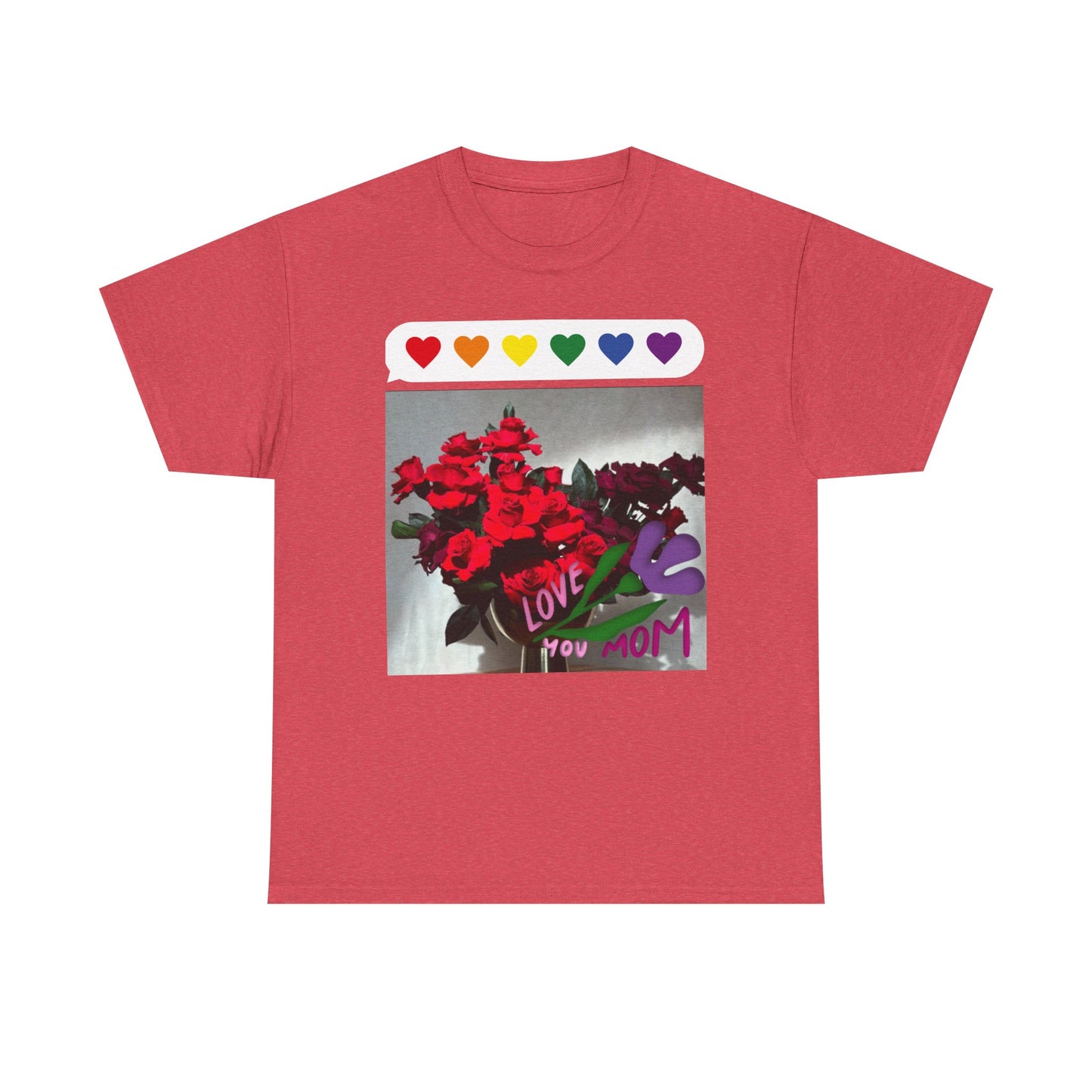 Heartfelt Love Unisex Heavy Cotton Tee for Mom