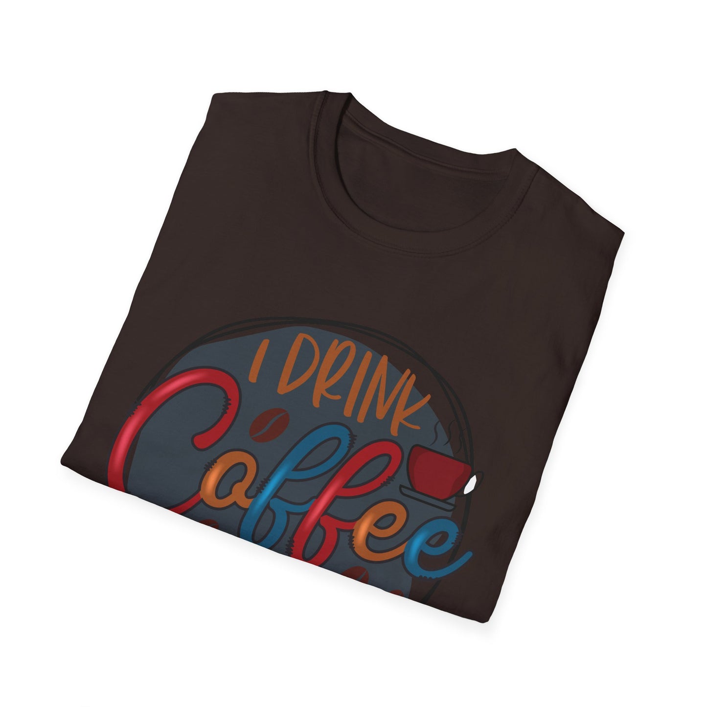 Coffee Protection Unisex T-Shirt, Funny Coffee Lover Gift, Casual Kitchen Tee, Perfect for Birthdays, Coffee Shop Wear