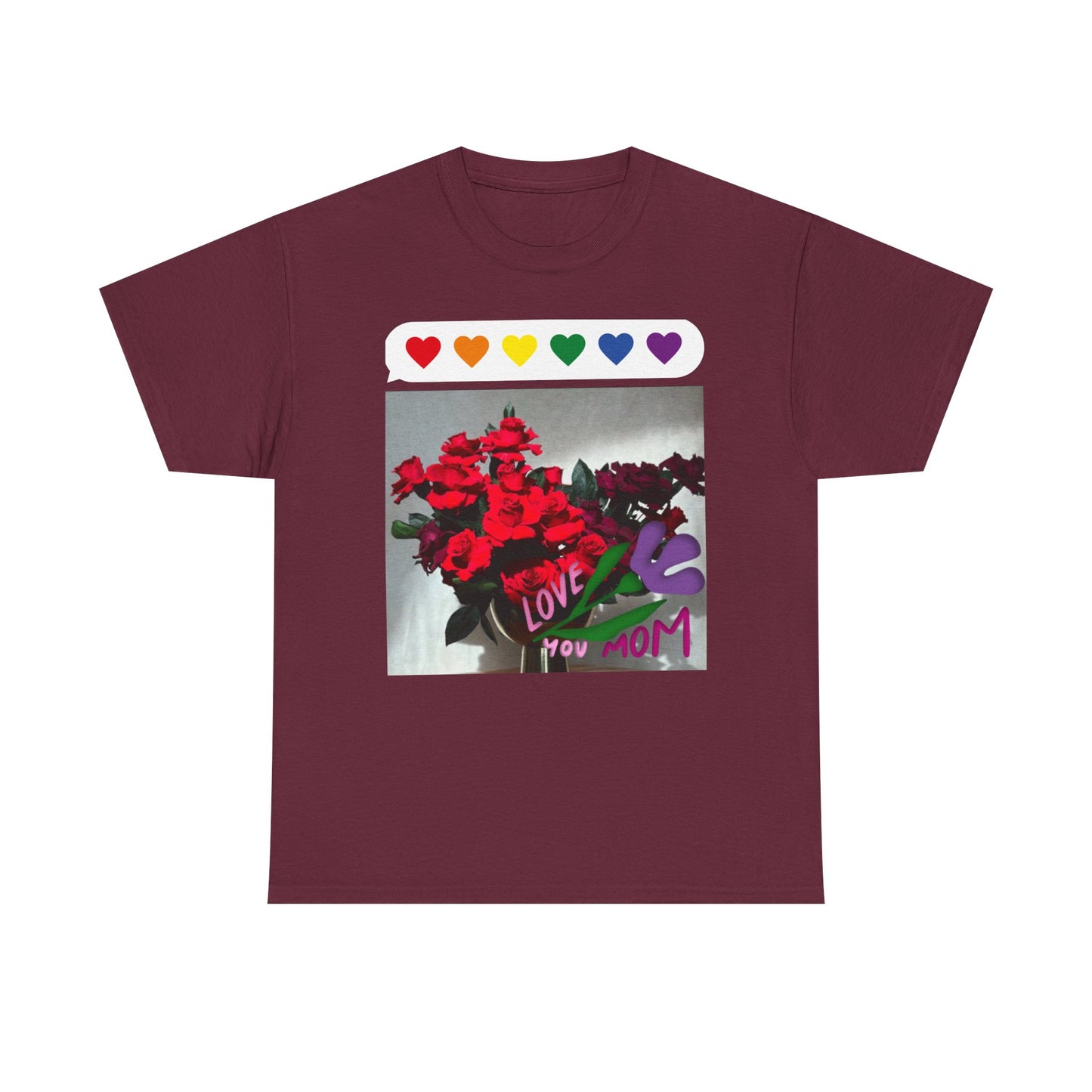 Heartfelt Love Unisex Heavy Cotton Tee for Mom