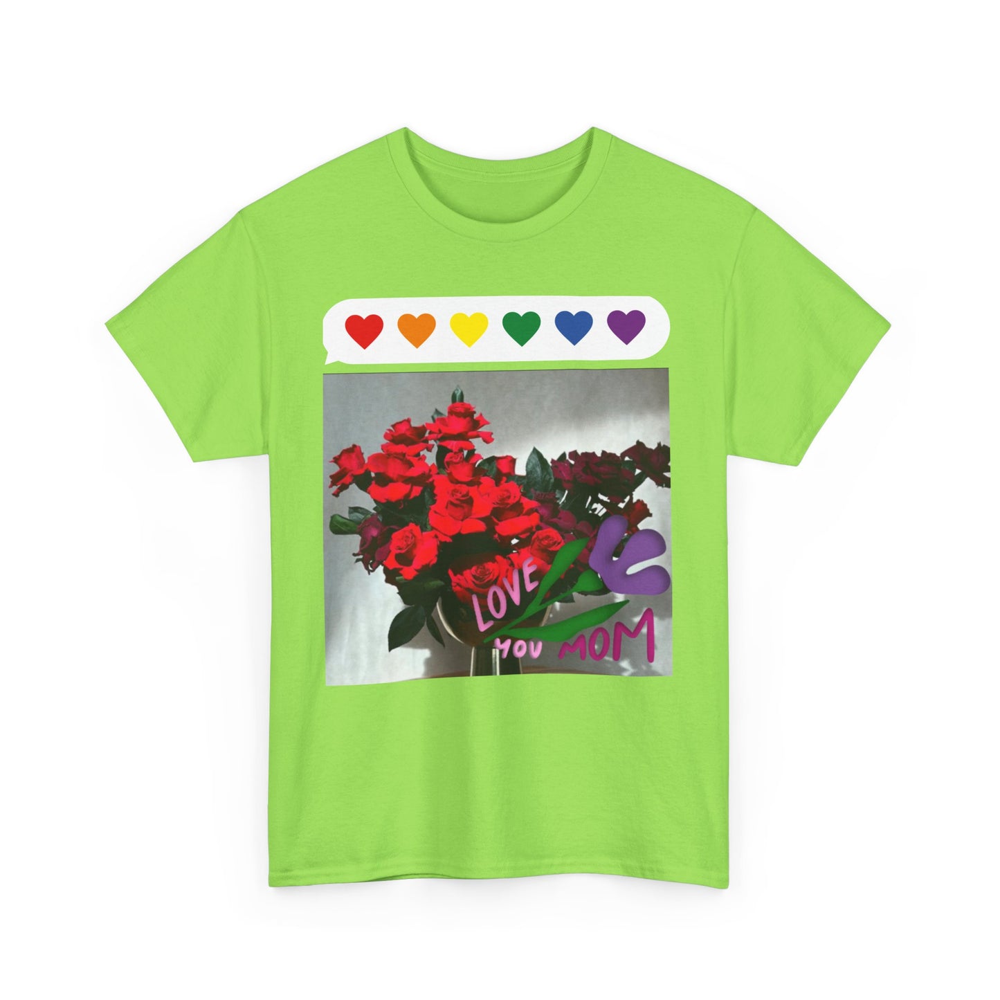 Heartfelt Love Unisex Heavy Cotton Tee for Mom