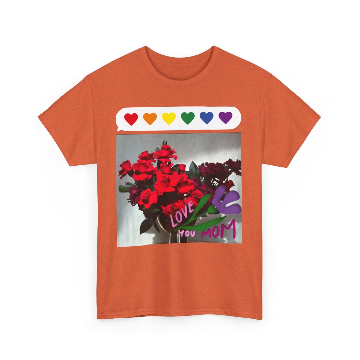 Heartfelt Love Unisex Heavy Cotton Tee for Mom