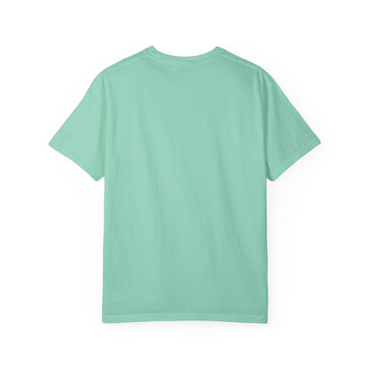 Kenya & USA Collage T-Shirt - Unisex Garment-Dyed Tee, Unique Animal & Flag Design