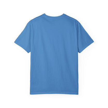 Kenya & USA Collage T-Shirt - Unisex Garment-Dyed Tee, Unique Animal & Flag Design
