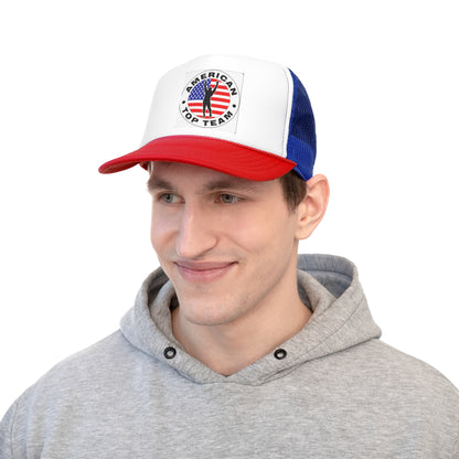 American Top Team Trucker Cap - Red White Blue Athletic Hat