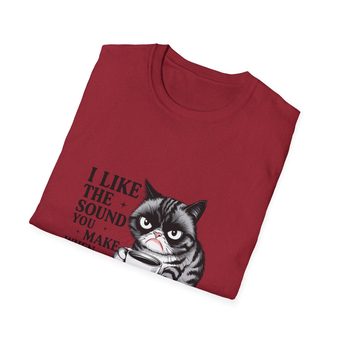 Funny Cat Shirt, I Like The Sound You Make When You Shut Up, Cat Lover Gift, Quirky Tees, Pet Parent Humor, Unisex Tee