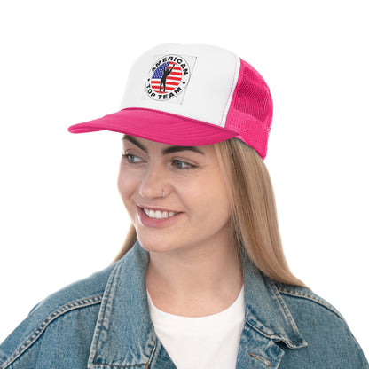 American Top Team Trucker Cap - Red White Blue Athletic Hat