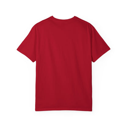 Kenya & USA Collage T-Shirt - Unisex Garment-Dyed Tee, Unique Animal & Flag Design