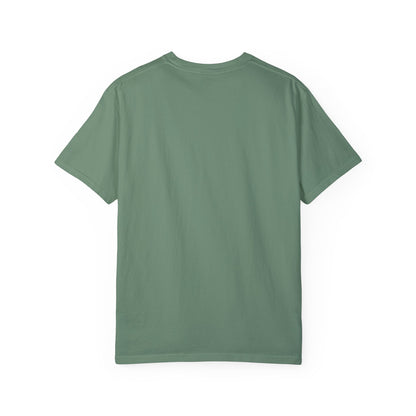 Kenya & USA Collage T-Shirt - Unisex Garment-Dyed Tee, Unique Animal & Flag Design