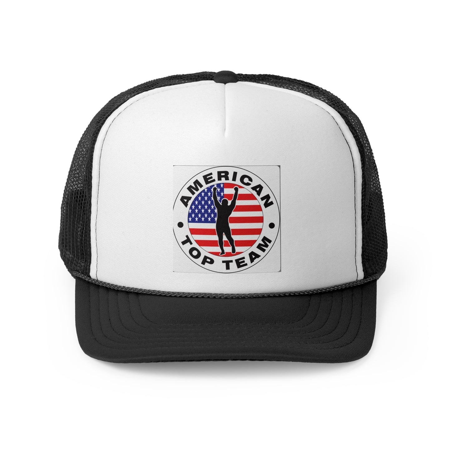 American Top Team Trucker Cap - Red White Blue Athletic Hat