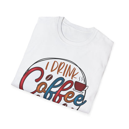 Coffee Protection Unisex T-Shirt, Funny Coffee Lover Gift, Casual Kitchen Tee, Perfect for Birthdays, Coffee Shop Wear