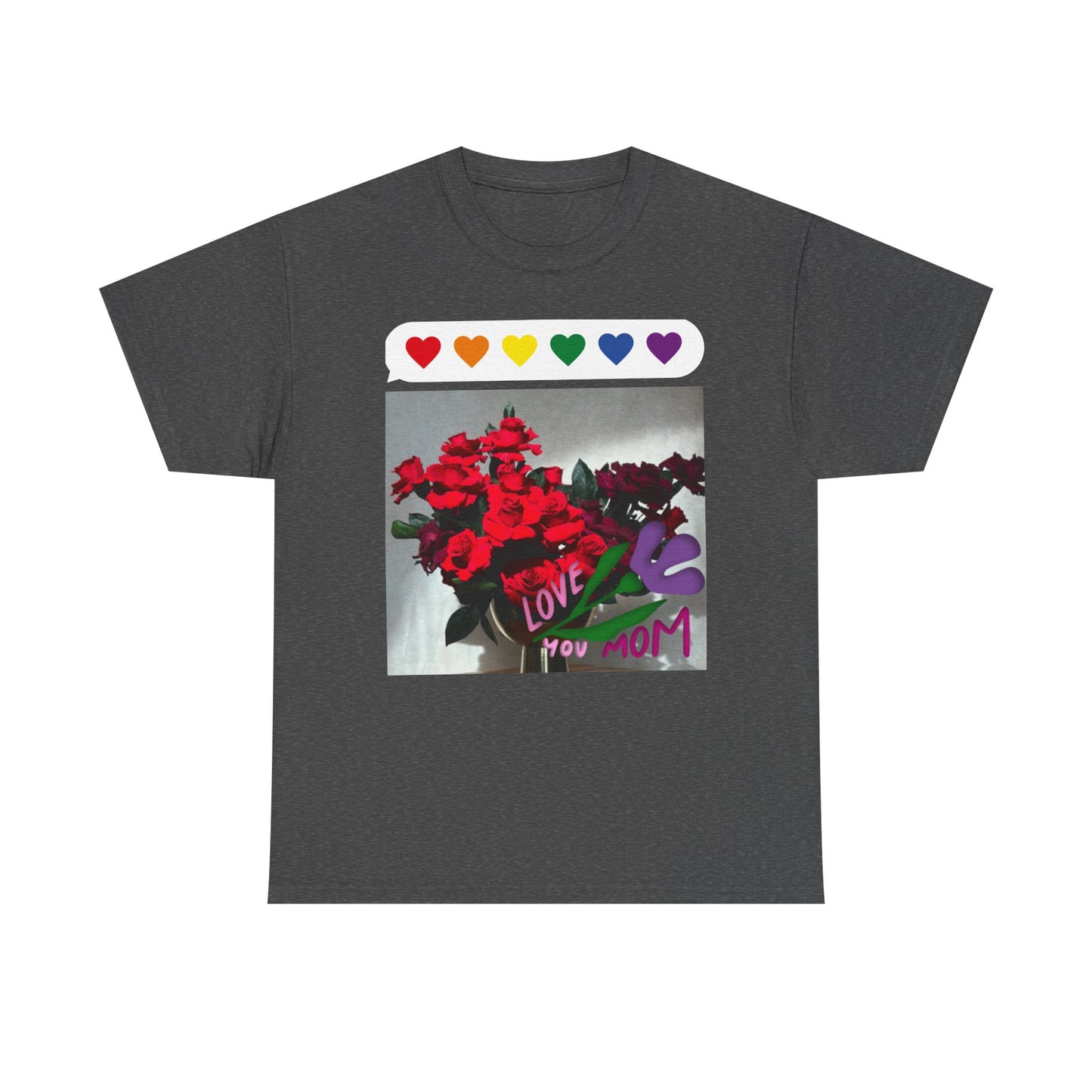 Heartfelt Love Unisex Heavy Cotton Tee for Mom